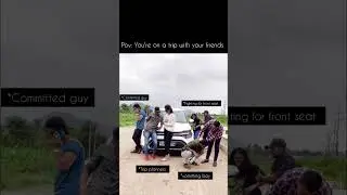 Types of people in trip #srkrakshith #reels #funny #friends #jolly #comedy #car #buddies #trip #allu