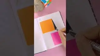 easy paper note ideas 🥰 #shorts