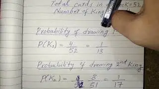 what is the probability of drawing three cards without replacement from a deck of cards and getting