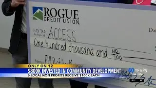 Rogue Credit Union donates thousands to local nonprofits