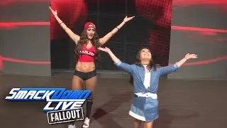Никки Белла помогает Софии Грейс создать свой собственный выход в WWE: SmackDown LIVE Fallout, 6 ...
