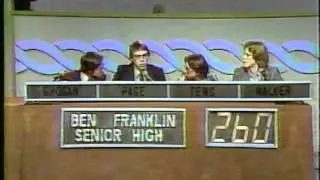 Varsity Quiz Bowl - 1980-81 - Thibodaux HS vs Ben Franklin HS