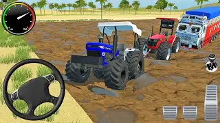 Heavy Duty Tractor Simulator Rescue Truck Stuck in Mud - Off Road Tractor Driving - Android Gameplay