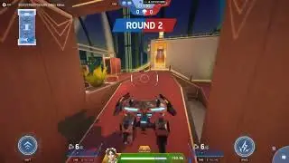 Mech Arena - Stalker with disc launcher 12 and 8 gameplay / S44d1