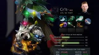 Dota 2 Replay 7.32D Cr1t-'s Tiny Shopify Rebellion vs beastcoast