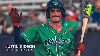 Justin Gideon 2022 Highlights - Intercounty Baseball League (IBL)