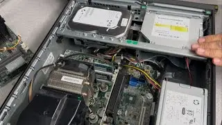 Inspecting the inside of a HP desktop computer with Sajjad