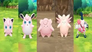 Jigglypuff,Wigglytuff,Clefairy,Clefable & Mr. Mime Locations