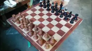 homemade chess set..WAR chess set