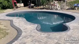 New UniLock Paver Patio Construction | Inground Pool Installation