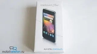 Распаковка Alcatel One Touch Star: включение и запуск (unboxing)