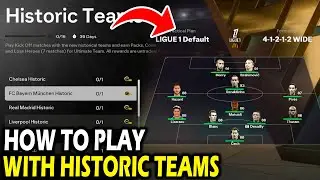 Как играть за исторические команды в FC 26