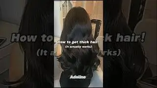 How to get thick hair🍯☁️ #adaline#shorts #hairaesthetics#bts #recommended#fyp #aesthetic#thickhair