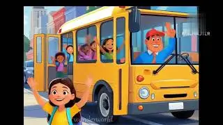 Wheels on the bus || kids rhymes| kids nursery|| #kidsrymes #poem #kids #viral
