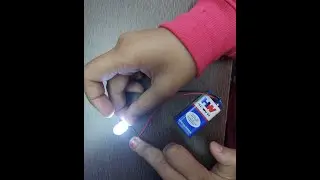 How to make a circuit using safety pin as a switch. #Science