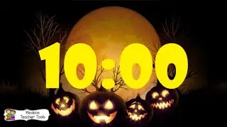 10 Minute Timer | Spooky Halloween Timer for Classrooms & Parties