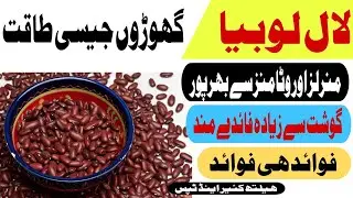 Kidney Beans Benefits | لال لوبیا کے فائدے | لوبیا کھانے کے فائدے | (Rajma Lal Lobia )
