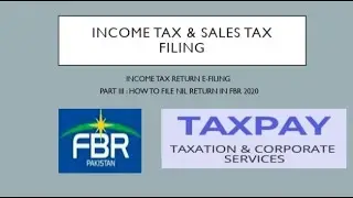 How to file Nil Tax Return in FBR Pakistan | E-Filing of tax Return 2020