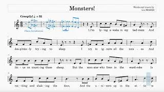 Monsters! (Marsh) | ABRSM & Trinity Grade 2 | List B & Group B | 52 bpm | Sing-Along
