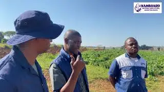 NAMBOARD CEO (Bhekizwe Maziya) visit to AgricTech Farm With Phampetha Vilakati.