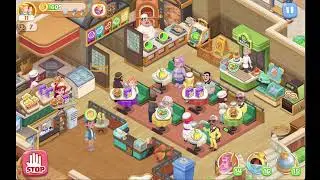 Happy Diner Story Level 50 ➖ 🍔 Beach Grillhouse 🥬 ➖ FULL Gameplay ➖ CaroGamesNL