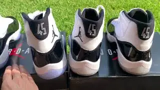 Air Jordan 11 Concord 2018 OG: ретро-реплика против розничной продажи