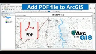 How To Add PDF File or Map To ArcGIS