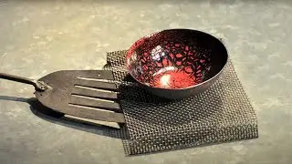 Craquele, paso a paso, esmaltes sobre metal