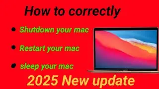 How to permently shutdown,sleep or Restart your mac2025 new update#tech#macbook#2025newupdate#viral