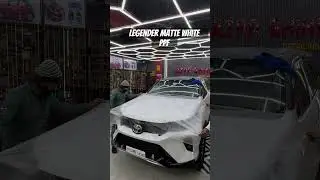 fortuner legender  protected in matte white ppf on protection 🔥