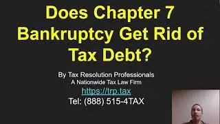 Does Chapter 7 Bankruptcy Get Rid Of Tax Debt? Yes For Income, No For Other Types!