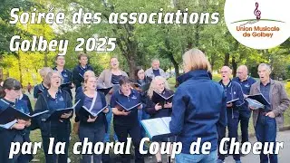 Soir&eacute;e des associations 2025 &agrave; Golbey avec la chorale Coup de Choeur