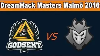 Godsent (God) vs G2 on Train - Dreamhack Masters Malmo 2016: Group B Elimination Match