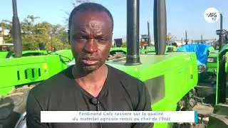 Ferdinand Coly rassure sur la qualité du matériel agricole - APS