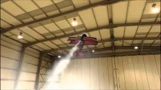 Hangar 9 Beast prop hanging in the Phoenix Flight Sim