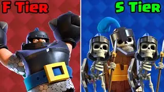 Ranking Every Clash Royal Card In A Tier List 