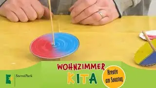 Familienspa&szlig; am Sonntag: bunte Kreisel / DIY