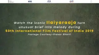 The iconic llaiyaraaja at 50th IFFI