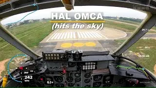 OMCA part of HAL CATS (Combat Air Teaming System) performs its test flight