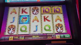 Pharaoh's Ring bonus games. Nice little win to keep playing.