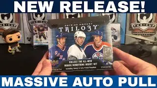 Massive autographed hit! Breaking open some 2019-20 Upper Deck Trilogy Hockey!