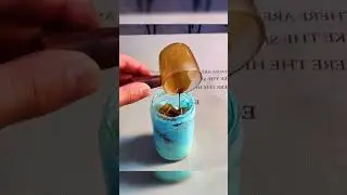 Blue sky latte #coffee #creative