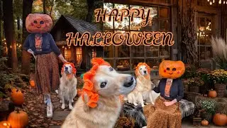 🎃 Happy Halloween 🎃 Crocheting a Halloween costume for my dog /crochet vlog 