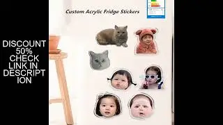 Wholesale Custom Acrylic Refrigerator Sticker Cute Children Pet Star Figures Photos Fridge Magnets A