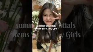Summer Essentials Items For Every Girls 🌷🤍#summer #selfcare #tips #beauty #youtubeshorts