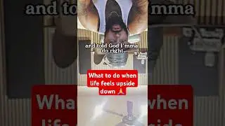 What to do when life feels upside down! #countrymusic #christianmusic #mentalhealth #faith 😢🥺🙏