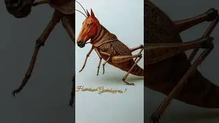 Horsehead Grasshoppers? horse vs grasshopper hybrid animal vision fun #hybridanimals #funny