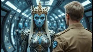 When the Human Soldier Fights Back, the Alien Princess Cannot Speak.