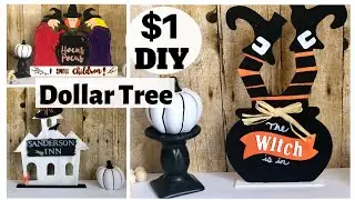 DIY Halloween Decorations| Dollar Tree DIYs | Hocus Pocus | Halloween 2020
