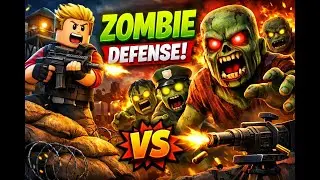 Roblox Zombie Verteidigung Teil1 #gaming#zombie#survival#action#letsplay